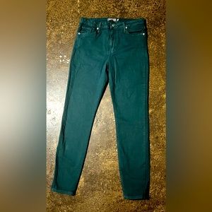 Just USA ~ Denim Skinny Jean ~ Size 28 ~ Teal